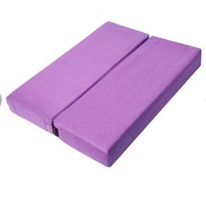 Foldable Pinkish-Purple Meditation/Yoga Bolster